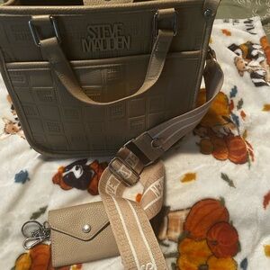 Steve Madden Beige Men's Messenger Bag